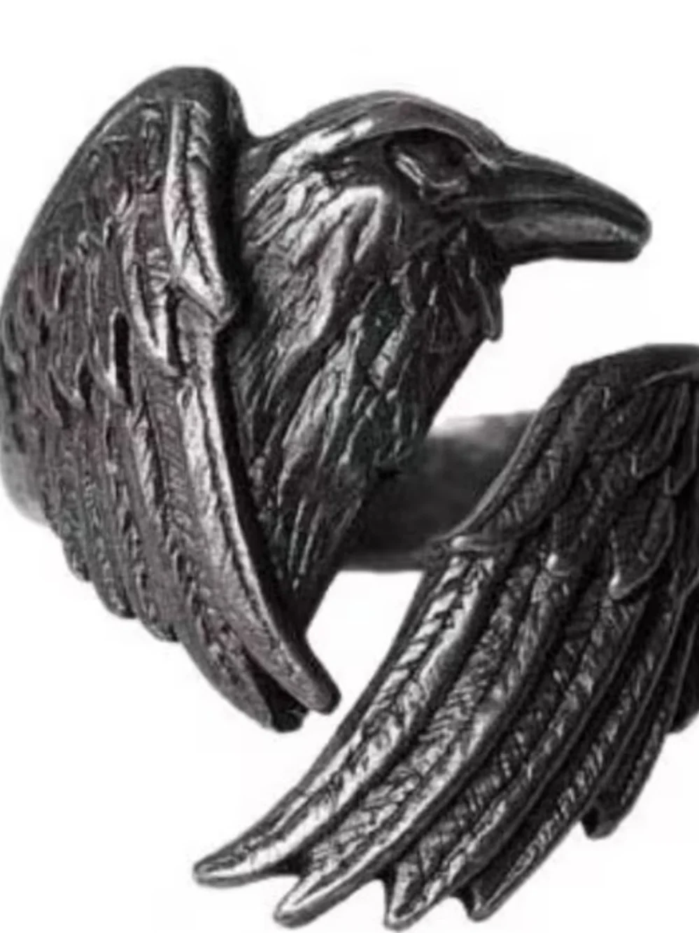 Raven Wing Ring - Women's Statement Jewelry
